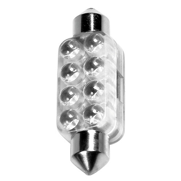Εικόνα 1 από 4 — ΛΑΜΠΑΚΙ ΠΛΑΦΟΝΙΕΡΑΣ 8 LED 13x44mm ΜΠΛΕ