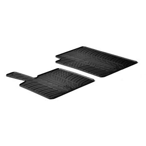 LAMPA - ΠΑΤΑΚΙΑ ΑΥΤΟΚΙΝΗΤΟΥ ΑΠΟ ΛΑΣΤΙΧΟ ΓΙΑ SMART FORTWO 07/1998-2014 / SMART FORTWO CABRIO 2007-2015 ΣΕ ΜΑΥΡΟ ΧΡΩΜΑ - 2 ΤΕΜ.