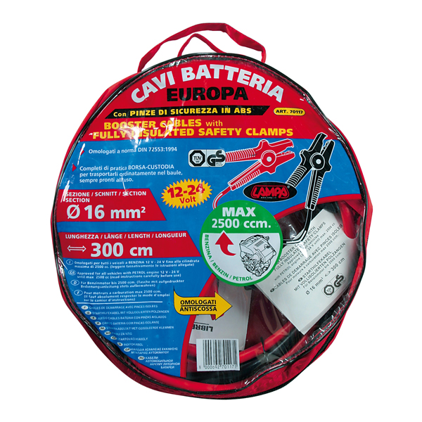 Εικόνα 1 από 2 — ΡΕΥΜΑΤΟΔΟΤΕΣ 230A 300cm. – 12/24V