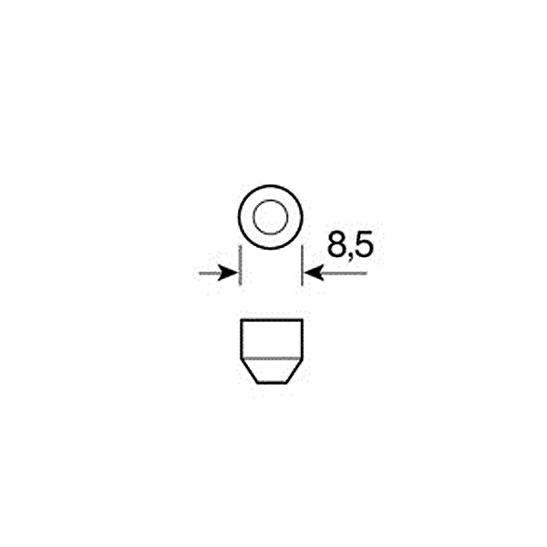 Εικόνα 3 από 4 — ΛΑΜΠΑΚΙΑ ΠΛΑΦΟΝΙΕΡΑΣ C10W 12V 10W SV8,5-8 (11x35mm) BLUE DYED-GLASS BLISTER – 2 ΤΕΜ.