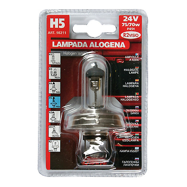 Εικόνα 2 από 2 — ΛΑΜΠΑ H5 24V 70/75W (P45t)