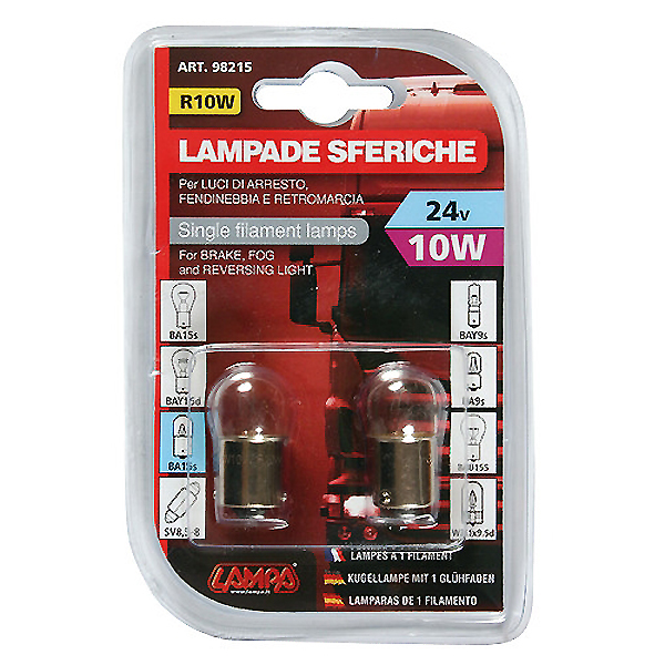 Εικόνα 2 από 2 — ΜΟΝΟΠΟΛΙΚΗ ΛΑΜΠΑ R10W 24V/10W (BA15s)