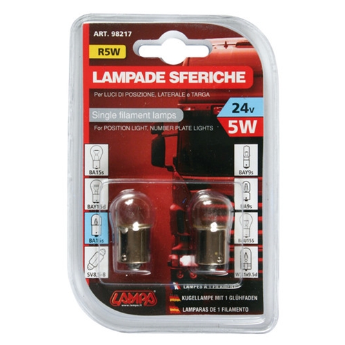 Εικόνα 2 από 2 — ΜΟΝΟΠΟΛΙΚΗ ΛΑΜΠΑ R5W 24V/5W (BA15s)