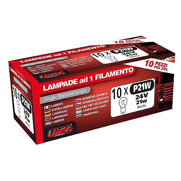 Εικόνα 2 από 2 — ΜΟΝΟΠΟΛΙΚΗ ΛΑΜΠΑ P21W 24V/21W (BAU15s)