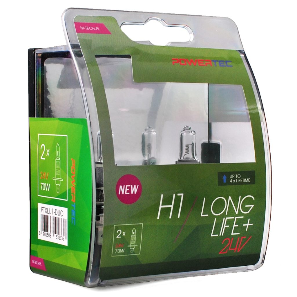Εικόνα 1 από 1 — H1 24V 70W P14,5s POWERTEC LONG LIFE ΑΛΟΓΟΝΟΥ BLISTER 2ΤΕΜ. M-TECH