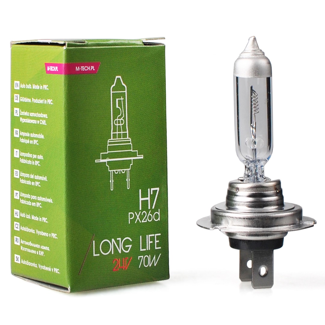 Εικόνα 2 από 2 — H7 24V 70W PX26d POWERTEC LONG LIFE ΑΛΟΓΟΝΟΥ 1ΤΕΜ. ΚΟΥΤΙM-TECH