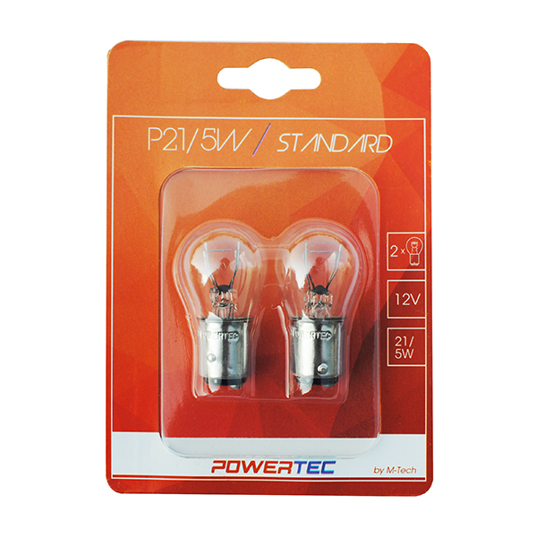 Εικόνα 1 από 1 — P21/5W 12V 21/5W BAY15d ΔΙΠΟΛΙΚΟ (STOP) POWERTEC STANDARD ΑΛΟΓΟΝΟΥ 2ΤΕΜ.