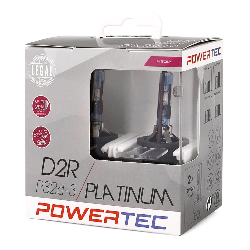 Εικόνα 2 από 2 — D2R 12V 35W P32d-3 5.000K POWERTEC PLATINUM 2ΤΕΜ. M-TECH