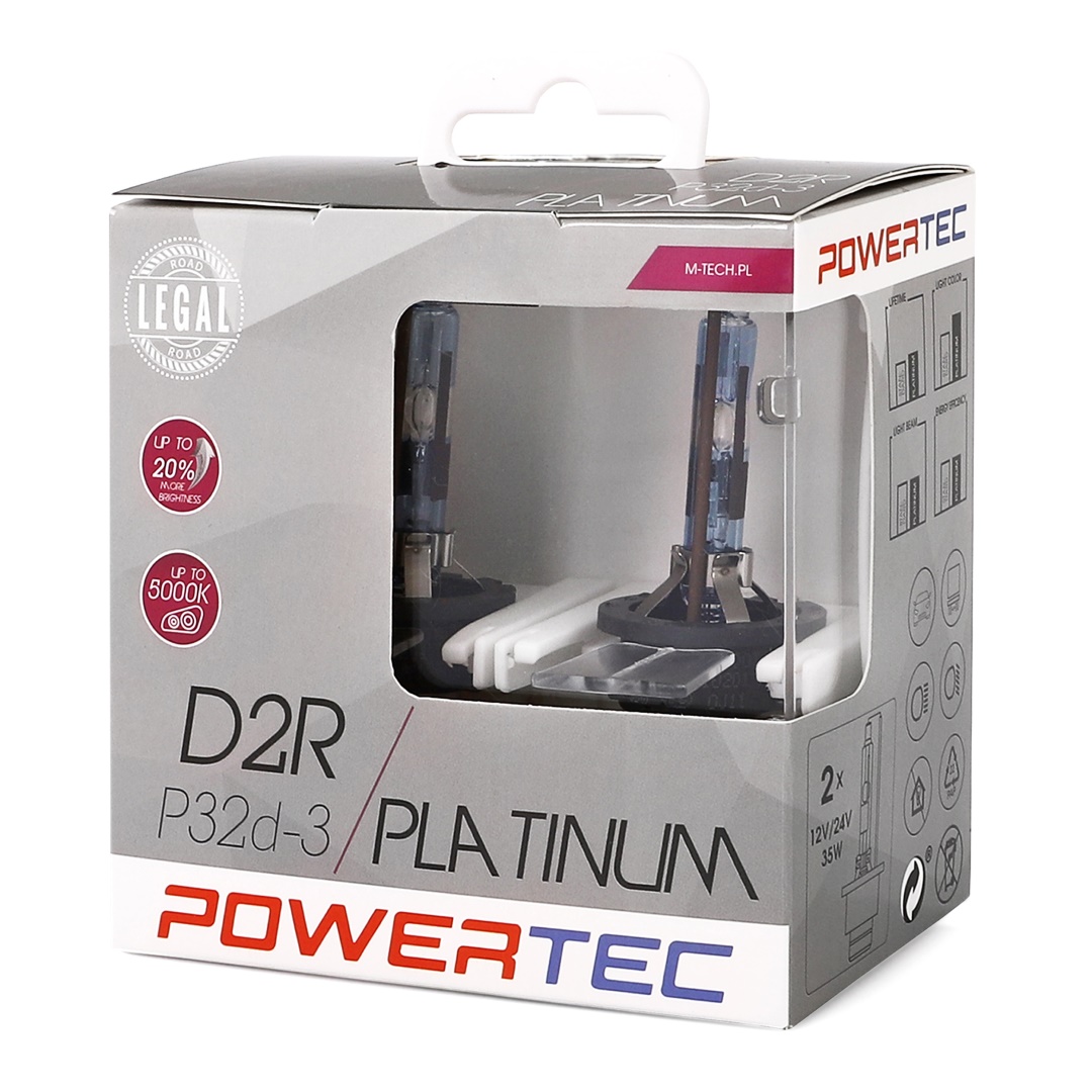 Εικόνα 2 από 2 — D2R 12V 35W P32d-3 5.000K POWERTEC PLATINUM 2ΤΕΜ. M-TECH