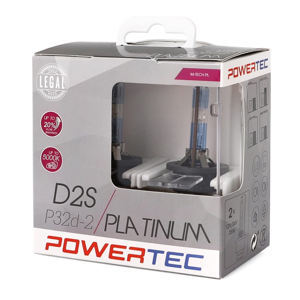 Εικόνα 2 από 2 — D2S 12V 35W P32d-2 5.000K POWERTEC PLATINUM 2ΤΕΜ. M-TECH