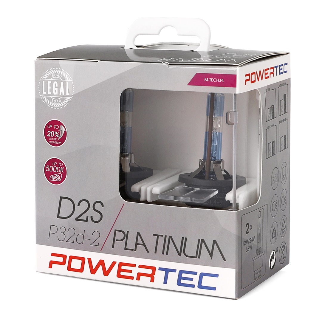 Εικόνα 2 από 2 — D2S 12V 35W P32d-2 5.000K POWERTEC PLATINUM 2ΤΕΜ. M-TECH
