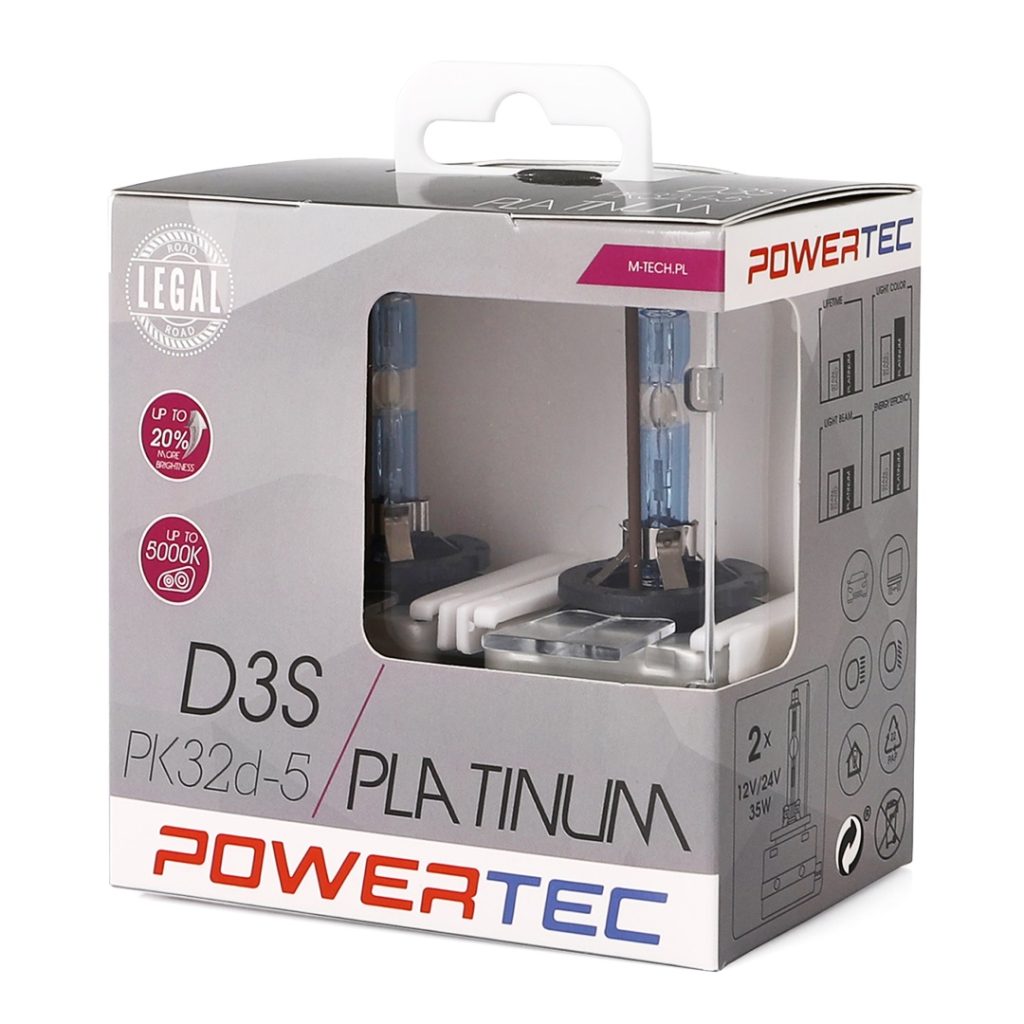 Εικόνα 2 από 2 — D3S 12V 35W P32d-5 5.000K POWERTEC PLATINUM 2ΤΕΜ. M-TECH