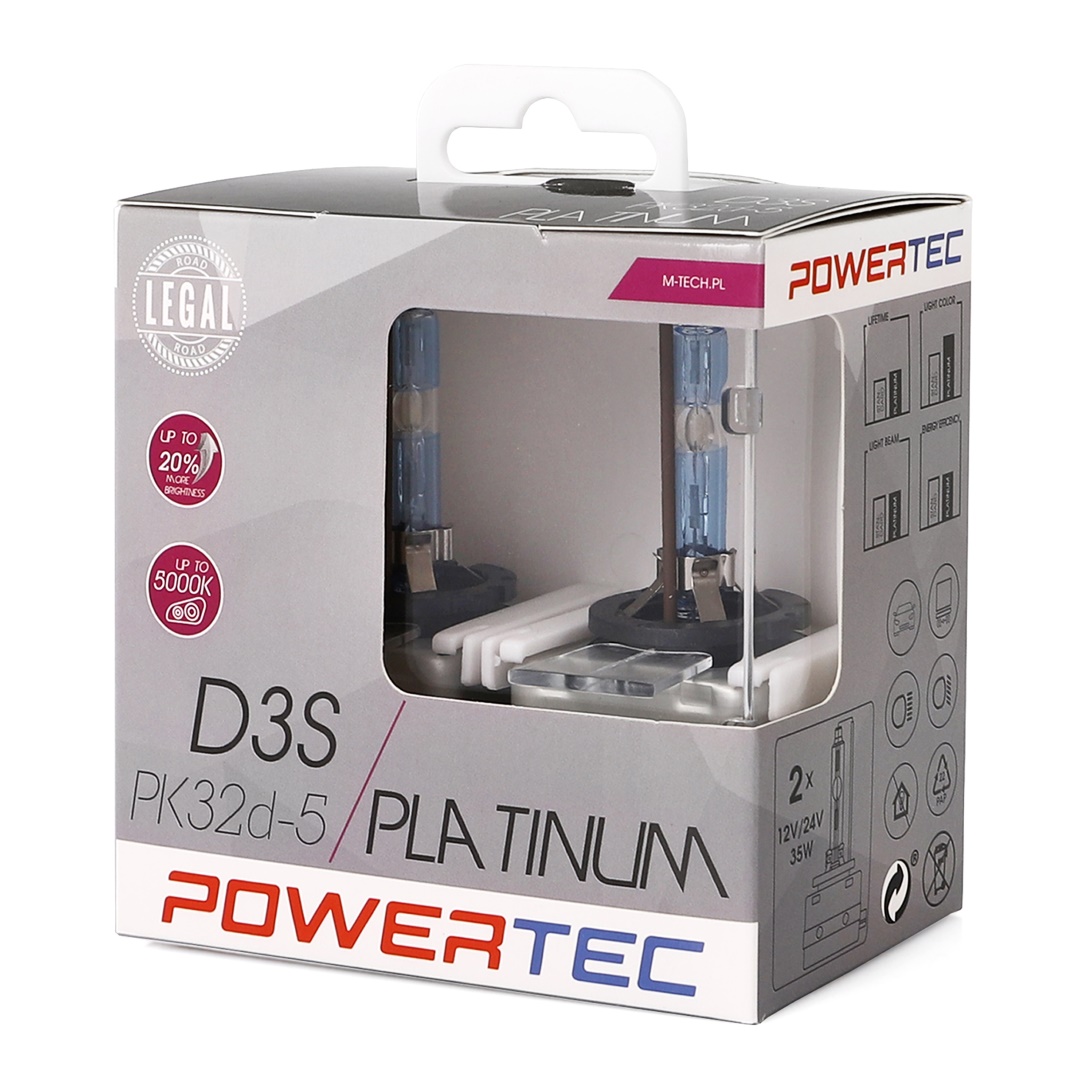 Εικόνα 2 από 2 — D3S 12V 35W P32d-5 5.000K POWERTEC PLATINUM 2ΤΕΜ. M-TECH