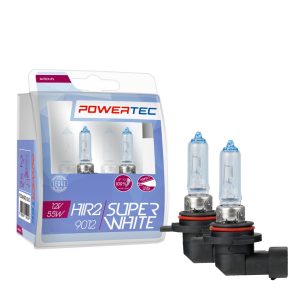 ΛΑΜΠΕΣ HIR2 9012 12V 15/55W (up to 100% ) POWERTEC SUPERWHITE (up 3.500k) mTECH - 2 Τεμ.