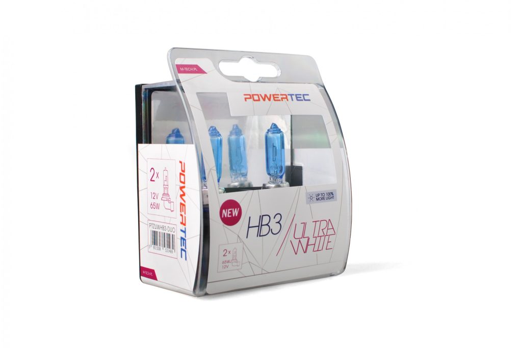 Εικόνα 1 από 1 — HB3 12V 65W P20d POWERTEC ULTRA WHITE 2ΤΕΜ. M-TECH