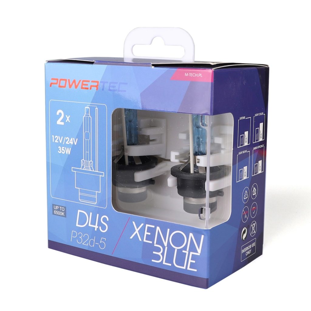 Εικόνα 2 από 2 — D4S 12V 35W P32d-5 6.500K POWERTEC XENON BLUE 2ΤΕΜ. M-TECH