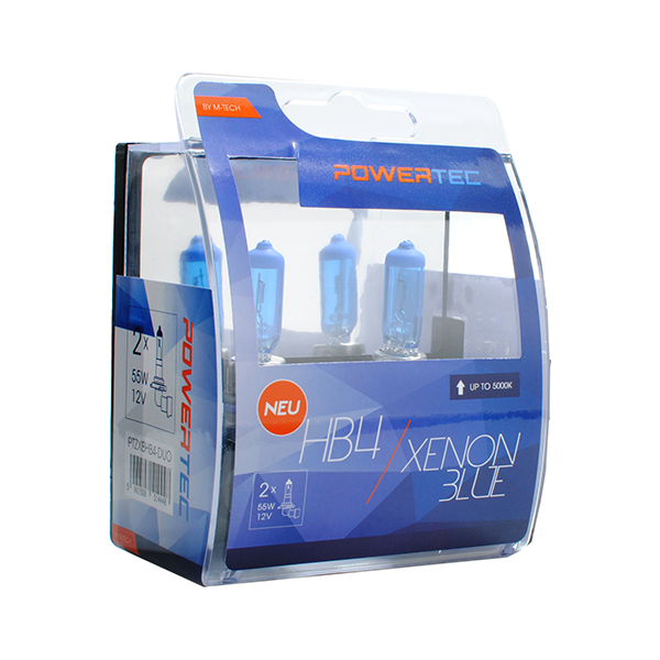 Εικόνα 1 από 1 — HB4 12V 55W P22d 5.000K POWERTEC XENON BLUE 2ΤΕΜ. M-TECH