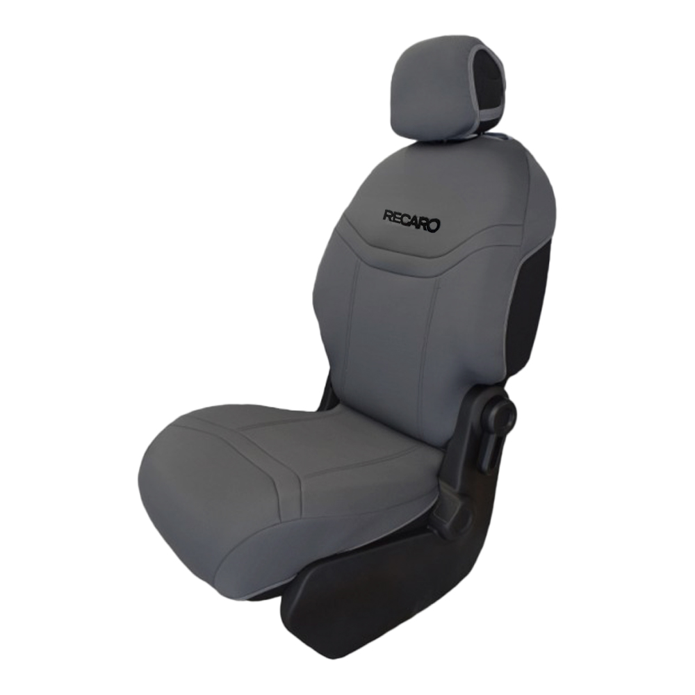 Εικόνα 1 από 5 — ΗΜΙΚΑΛΥΜΜΑΤΑ ΚΑΘΙΣΜΑΤΩΝ BUCKET RECARO ΓΚΡΙ ΜΕ ΥΠΟΔΟΧΗ ΠΡΟΣΚΕΦΑΛΟΥ ΜΕ VELCRO ΚΑΙ ΠΡΟΣΚΕΦΑΛΑ 2ΤΕΜ.