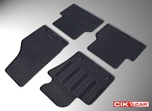 Cik - ΠΑΤΑΚΙΑ ΑΥΤΟΚΙΝΗΤΟΥ ΑΠΟ ΛΑΣΤΙΧΟ ΓΙΑ AUDI Q3 2011-2018 ΣΕ ΜΑΥΡΟ ΧΡΩΜΑ ΜΕ ΚΟΥΜΠΩΜΑΤΑ - 4 ΤΕΜ. (RM.AU.0002/CK)
