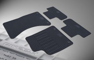 Cik - ΠΑΤΑΚΙΑ ΑΥΤΟΚΙΝΗΤΟΥ ΑΠΟ ΛΑΣΤΙΧΟ ΓΙΑ AUDI Q5 2008-2017 ΣΕ ΜΑΥΡΟ ΧΡΩΜΑ ΜΕ ΚΟΥΜΠΩΜΑΤΑ - 4 ΤΕΜ. (RM.AU.0005/CK)