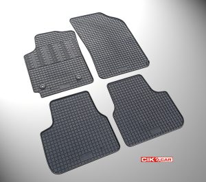 Cik - ΠΑΤΑΚΙΑ ΑΥΤΟΚΙΝΗΤΟΥ ΑΠΟ ΛΑΣΤΙΧΟ ΓΙΑ CITROEN C4 CACTUS 2014-10/2020 ΣΕ ΜΑΥΡΟ ΧΡΩΜΑ ΜΕ ΚΟΥΜΠΩΜΑΤΑ - 4 ΤΕΜ. (RM.CI.0003/CK)
