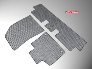 Cik - ΠΑΤΑΚΙΑ ΑΥΤΟΚΙΝΗΤΟΥ ΑΠΟ ΛΑΣΤΙΧΟ ΓΙΑ CITROEN C4 PICASSO 5D 2014-2018 ΣΕ ΜΑΥΡΟ ΧΡΩΜΑ ΜΕ ΚΟΥΜΠΩΜΑΤΑ - 4 ΤΕΜ. (RM.CI.0006/CK)