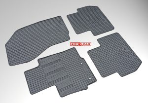 Cik - ΠΑΤΑΚΙΑ ΑΥΤΟΚΙΝΗΤΟΥ ΑΠΟ ΛΑΣΤΙΧΟ ΓΙΑ CITROEN C4 AIRCROSS 2010-2017 / PEUGEOT 4008 2012-2016 / MITSUBISHI ASX 2010-2012 ΣΕ ΜΑΥΡΟ ΧΡΩΜΑ ΜΕ ΚΟΥΜΠΩΜΑΤΑ - 4 ΤΕΜ. (RM.CI.0016/CK)