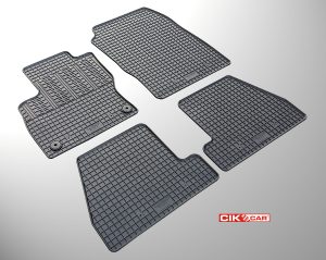 Cik - ΠΑΤΑΚΙΑ ΑΥΤΟΚΙΝΗΤΟΥ ΑΠΟ ΛΑΣΤΙΧΟ ΓΙΑ FORD FOCUS FACELIFT 2014-2018 ΣΕ ΜΑΥΡΟ ΧΡΩΜΑ ΜΕ ΚΟΥΜΠΩΜΑΤΑ - 4 ΤΕΜ. (RM.FO.0013/CK)