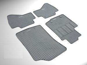 Cik - ΠΑΤΑΚΙΑ ΑΥΤΟΚΙΝΗΤΟΥ ΑΠΟ ΛΑΣΤΙΧΟ ΓΙΑ PEUGEOT 108 2014-2021 / CITROEN C1 2014-2021 ΣΕ ΜΑΥΡΟ ΧΡΩΜΑ ΜΕ ΚΟΥΜΠΩΜΑΤΑ - 4 ΤΕΜ. (RM.PE.0004/CK)