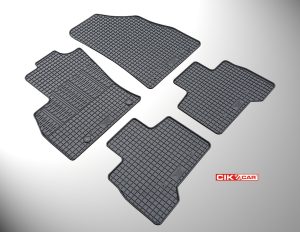 Cik - ΠΑΤΑΚΙΑ ΑΥΤΟΚΙΝΗΤΟΥ ΑΠΟ ΛΑΣΤΙΧΟ ΓΙΑ PEUGEOT BIPPER TEPEE / CITROEN NEMO MULTISPACE / FIAT QUBO 2008+ ΣΕ ΜΑΥΡΟ ΧΡΩΜΑ ΜΕ ΚΟΥΜΠΩΜΑΤΑ - 4 ΤΕΜ. (RM.PE.0007/CK)