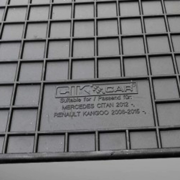 Εικόνα 3 από 3 — Cik – ΠΑΤΑΚΙΑ ΑΥΤΟΚΙΝΗΤΟΥ ΑΠΟ ΛΑΣΤΙΧΟ ΓΙΑ MERCEDES CITAN W415 2ΘΕΣΙΟ 2012-2021 / RENAULT KANGOO 2ΘΕΣΙΟ 2008-2021 ΣΕ ΜΑΥΡΟ ΧΡΩΜΑ ΜΕ ΚΟΥΜΠΩΜΑΤΑ – 2 ΤΕΜ. (RM.ME.0005/CK)