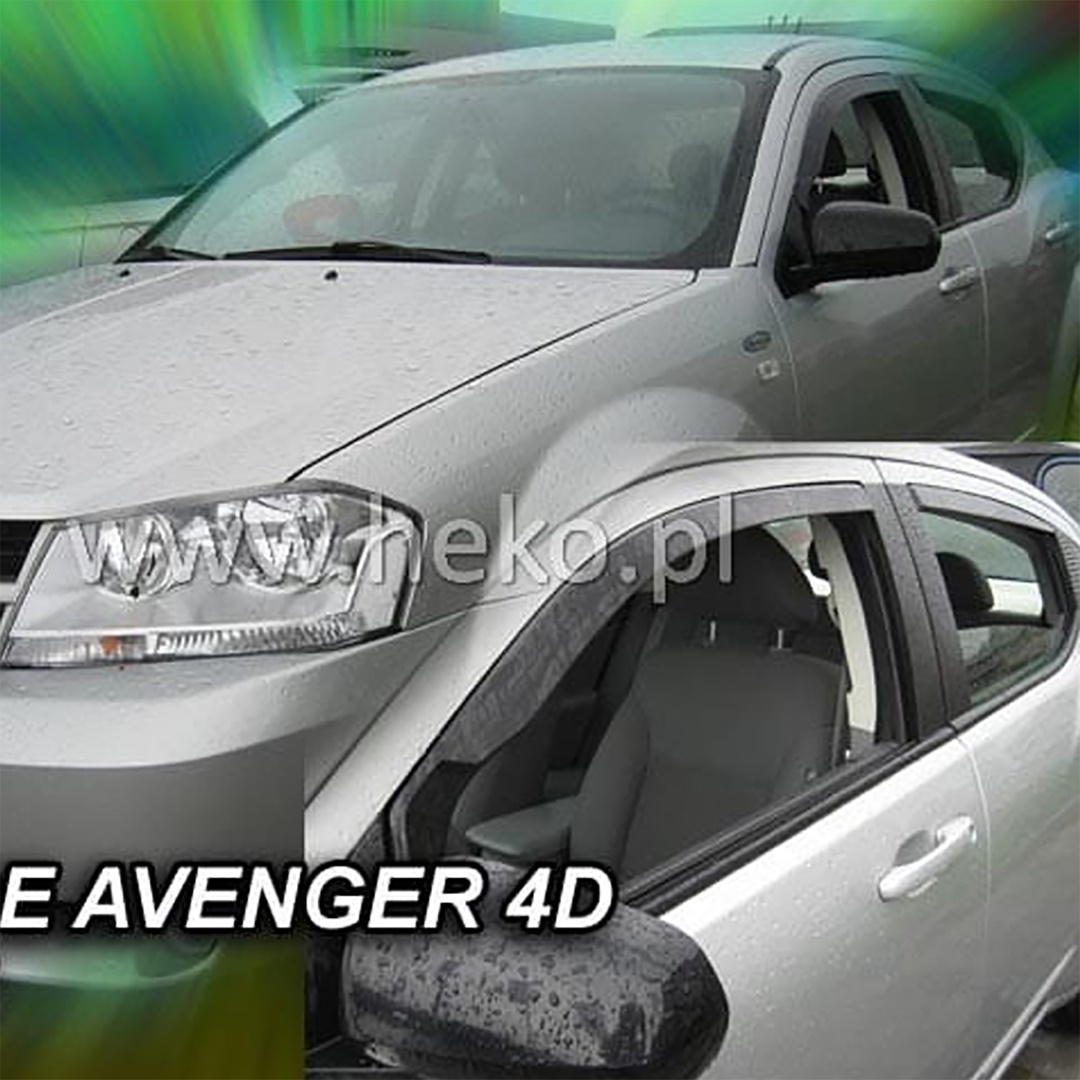 Εικόνα 1 από 5 — ΑΝΕΜΟΘΡΑΥΣΤΕΣ ΓΙΑ DODGE AVENGER 4D 2008-2014 ΖΕΥΓΑΡΙ ΑΠΟ ΕΥΚΑΜΠΤΟ ΦΙΜΕ ΠΛΑΣΤΙΚΟ HEKO – 2 ΤΕΜ.