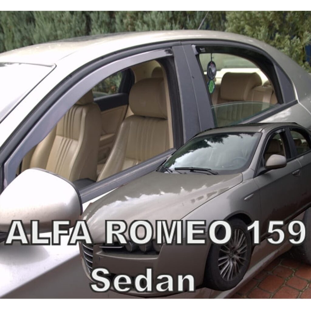 Εικόνα 1 από 5 — ΑΝΕΜΟΘΡΑΥΣΤΕΣ ΓΙΑ ALFA ROMEO 159 4D SEDAN 2005-2011 ΣΕΤ ΑΥΤΟΚΙΝΗΤΟΥ ΑΠΟ ΕΥΚΑΜΠΤΟ ΦΙΜΕ ΠΛΑΣΤΙΚΟ HEKO – 4 ΤΕΜ.