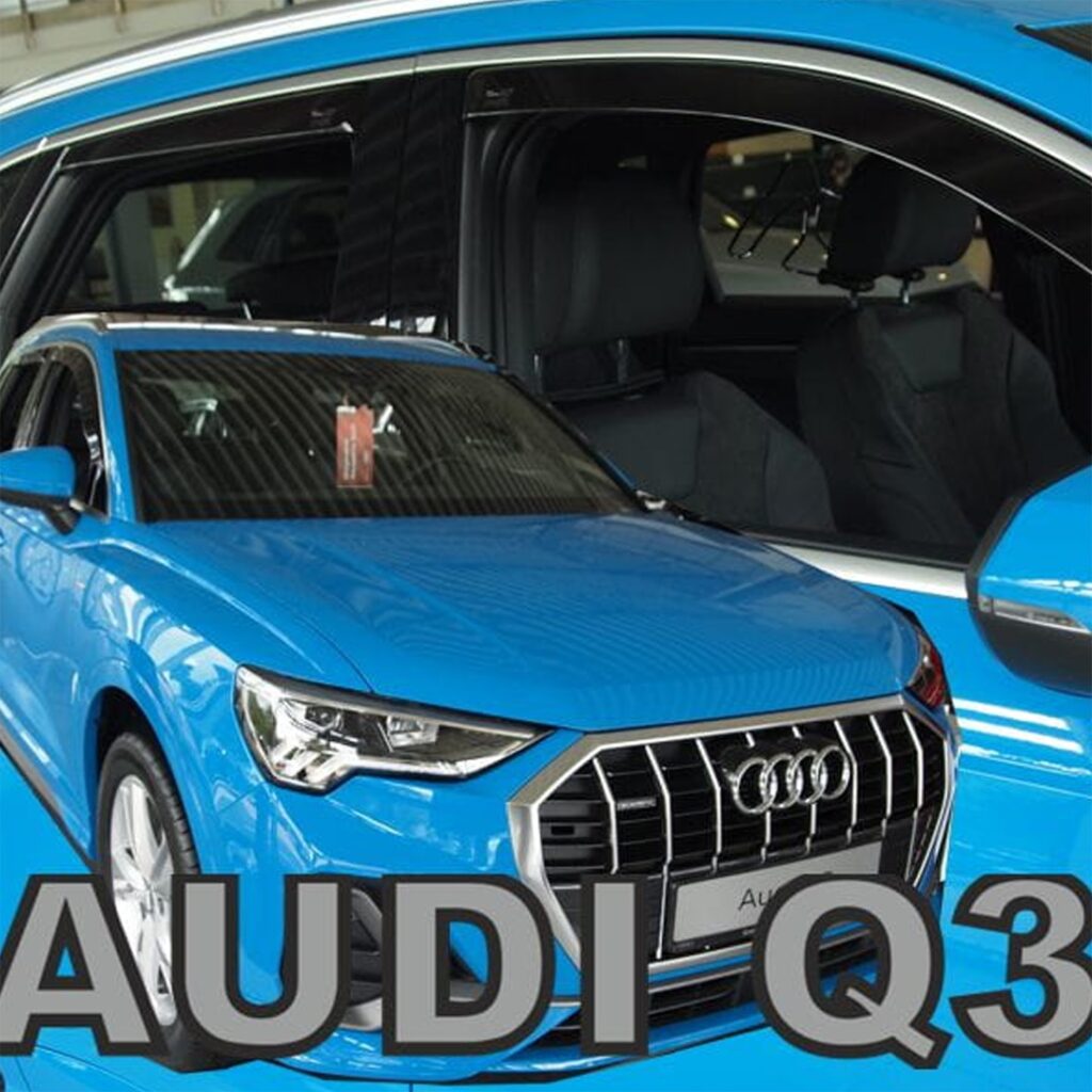 Εικόνα 1 από 5 — ΑΝΕΜΟΘΡΑΥΣΤΕΣ ΓΙΑ AUDI Q3 5D 2018+ ΣΕΤ ΑΥΤΟΚΙΝΗΤΟΥ ΑΠΟ ΕΥΚΑΜΠΤΟ ΦΙΜΕ ΠΛΑΣΤΙΚΟ HEKO – 4 ΤΕΜ.