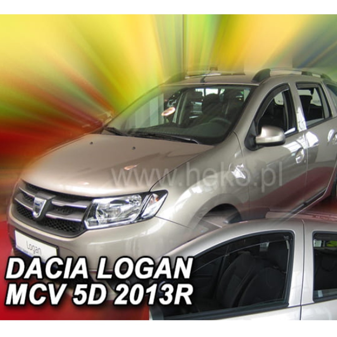 Εικόνα 1 από 5 — ΑΝΕΜΟΘΡΑΥΣΤΕΣ ΓΙΑ DACIA LOGAN MCV II 5D 2013+ ΣΕΤ ΑΥΤΟΚΙΝΗΤΟΥ ΑΠΟ ΕΥΚΑΜΠΤΟ ΦΙΜΕ ΠΛΑΣΤΙΚΟ HEKO – 4 ΤΕΜ.