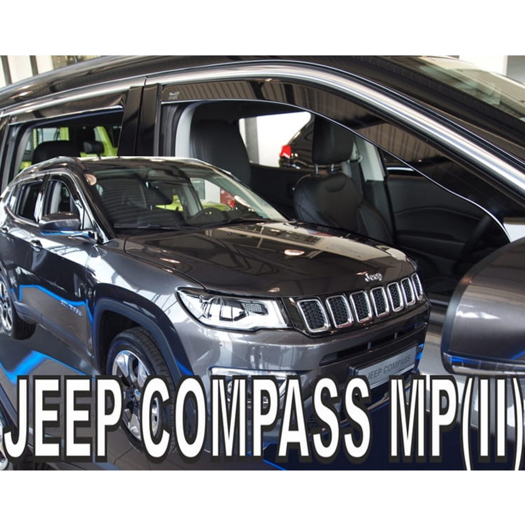 Εικόνα 1 από 5 — ΑΝΕΜΟΘΡΑΥΣΤΕΣ ΓΙΑ JEEP COMPASS MP 5D 2017+ ΣΕΤ ΑΥΤΟΚΙΝΗΤΟΥ ΑΠΟ ΕΥΚΑΜΠΤΟ ΦΙΜΕ ΠΛΑΣΤΙΚΟ HEKO – 4 ΤΕΜ.