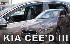ΑΝΕΜΟΘΡΑΥΣΤΕΣ ΓΙΑ KIA CEED 5D HTB 2017+ ΣΕΤ ΑΥΤΟΚΙΝΗΤΟΥ ΑΠΟ ΕΥΚΑΜΠΤΟ ΦΙΜΕ ΠΛΑΣΤΙΚΟ HEKO - 4 ΤΕΜ.