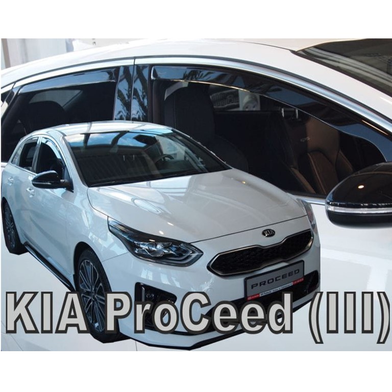 Εικόνα 1 από 5 — ΑΝΕΜΟΘΡΑΥΣΤΕΣ ΓΙΑ KIA PRO CEED III 5D 2019+ ΣΕΤ ΑΥΤΟΚΙΝΗΤΟΥ ΑΠΟ ΕΥΚΑΜΠΤΟ ΦΙΜΕ ΠΛΑΣΤΙΚΟ HEKO – 4 ΤΕΜ.