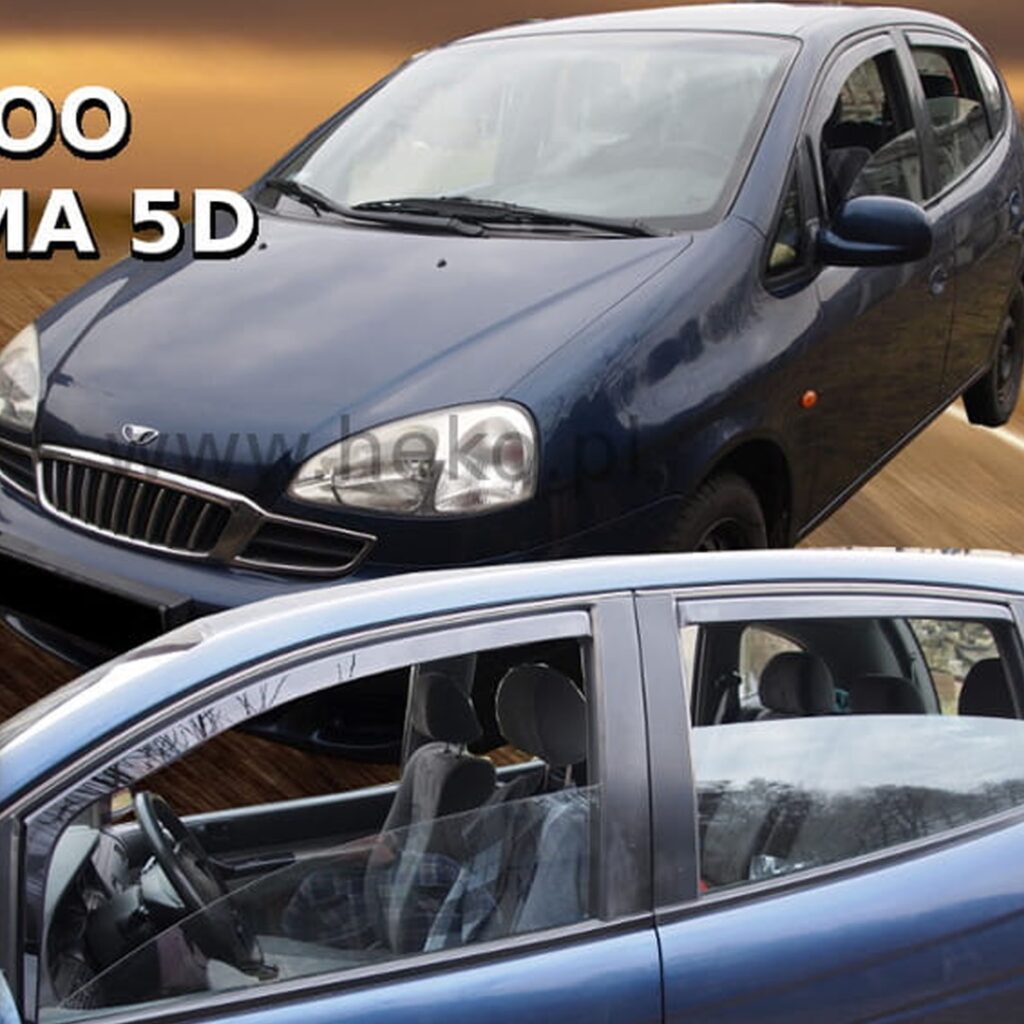 Εικόνα 1 από 5 — ΑΝΕΜΟΘΡΑΥΣΤΕΣ ΓΙΑ CHEVROLET TACUMA 5D 2001+ ΣΕΤ ΑΥΤΟΚΙΝΗΤΟΥ ΑΠΟ ΕΥΚΑΜΠΤΟ ΦΙΜΕ ΠΛΑΣΤΙΚΟ HEKO – 4 ΤΕΜ.