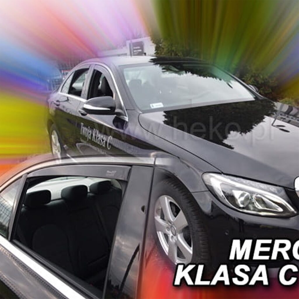 Εικόνα 1 από 5 — ΑΝΕΜΟΘΡΑΥΣΤΕΣ ΓΙΑ MERCEDES C-KLAS W205 4D 2014 ΣΕΤ ΑΥΤΟΚΙΝΗΤΟΥ ΑΠΟ ΕΥΚΑΜΠΤΟ ΦΙΜΕ ΠΛΑΣΤΙΚΟ HEKO – 4 ΤΕΜ.
