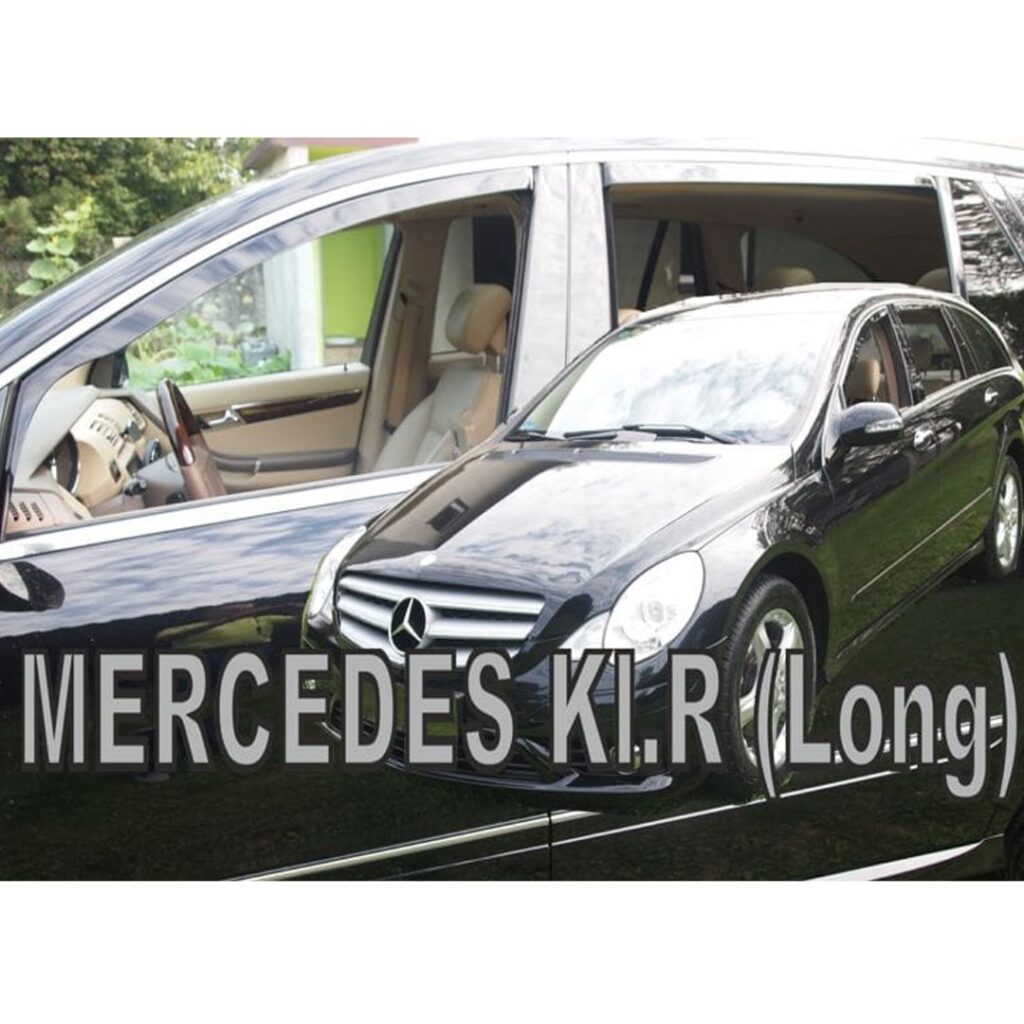 Εικόνα 1 από 5 — ΑΝΕΜΟΘΡΑΥΣΤΕΣ ΓΙΑ MERCEDES R W251 5D (ΜΑΚΡΥ) 2005-2013 ΣΕΤ ΑΥΤΟΚΙΝΗΤΟΥ ΑΠΟ ΕΥΚΑΜΠΤΟ ΦΙΜΕ ΠΛΑΣΤΙΚΟ HEKO – 4 ΤΕΜ.