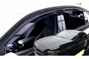 ΑΝΕΜΟΘΡΑΥΣΤΕΣ ΓΙΑ MERCEDES C-KLAS W206 4D 2021+ - ΣΕΤ ΑΥΤΟΚΙΝΗΤΟΥ ΑΠΟ ΕΥΚΑΜΠΤΟ ΦΙΜΕ ΠΛΑΣΤΙΚΟ HEKO - 4 ΤΕΜ.
