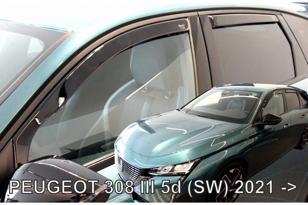 Εικόνα 1 από 6 — ΑΝΕΜΟΘΡΑΥΣΤΕΣ ΓΙΑ PEUGEOT 308 5D SW 2021+ ΣΕΤ ΑΥΤΟΚΙΝΗΤΟΥ ΑΠΟ ΕΥΚΑΜΠΤΟ ΦΙΜΕ ΠΛΑΣΤΙΚΟ HEKO – 4 ΤΕΜ.
