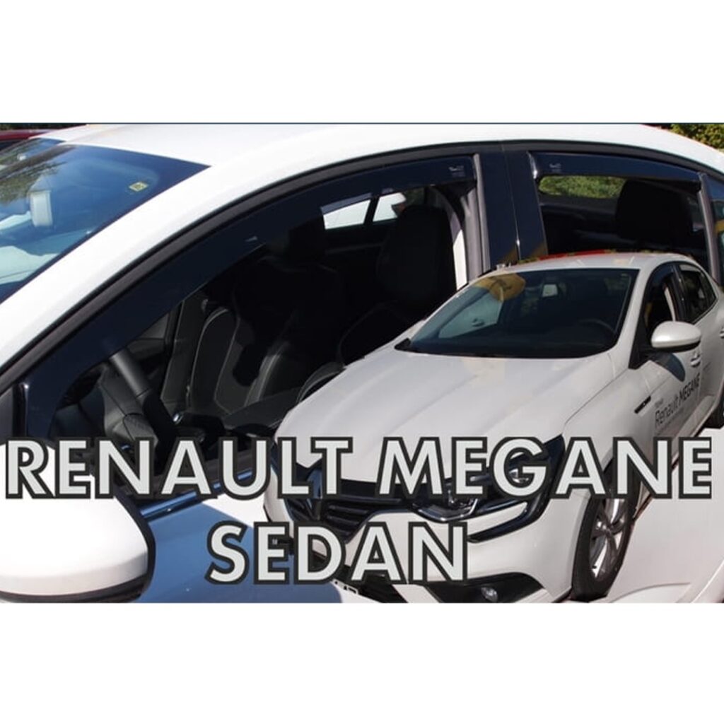 Εικόνα 1 από 5 — ΑΝΕΜΟΘΡΑΥΣΤΕΣ ΓΙΑ RENAULT MEGANE IV GRAND COUPE 4D SEDAN 2017+ ΣΕΤ ΑΥΤΟΚΙΝΗΤΟΥ ΑΠΟ ΕΥΚΑΜΠΤΟ ΦΙΜΕ ΠΛΑΣΤΙΚΟ HEKO – 4 ΤΕΜ.