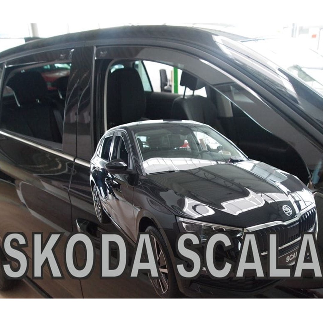Εικόνα 1 από 5 — ΑΝΕΜΟΘΡΑΥΣΤΕΣ ΓΙΑ SKODA SCALA 5D 2019+ ΣΕΤ ΑΥΤΟΚΙΝΗΤΟΥ ΑΠΟ ΕΥΚΑΜΠΤΟ ΦΙΜΕ ΠΛΑΣΤΙΚΟ HEKO – 4 ΤΕΜ.