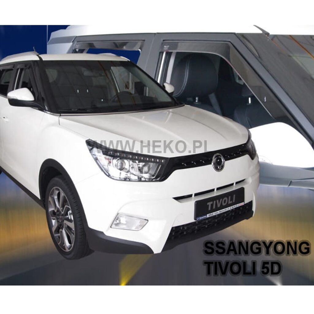 Εικόνα 1 από 6 — ΑΝΕΜΟΘΡΑΥΣΤΕΣ ΓΙΑ SSANGYONG TIVOLI/XLV 5D 2015+ ΣΕΤ ΑΥΤΟΚΙΝΗΤΟΥ ΑΠΟ ΕΥΚΑΜΠΤΟ ΦΙΜΕ ΠΛΑΣΤΙΚΟ HEKO – 4 ΤΕΜ.