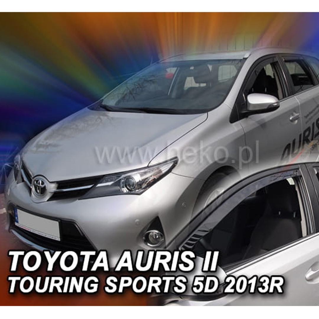 Εικόνα 1 από 5 — ΑΝΕΜΟΘΡΑΥΣΤΕΣ ΓΙΑ TOYOTA AURIS II TOURING COMBI 5D 2013+ ΣΕΤ ΑΥΤΟΚΙΝΗΤΟΥ ΑΠΟ ΕΥΚΑΜΠΤΟ ΦΙΜΕ ΠΛΑΣΤΙΚΟ HEKO – 4 ΤΕΜ.