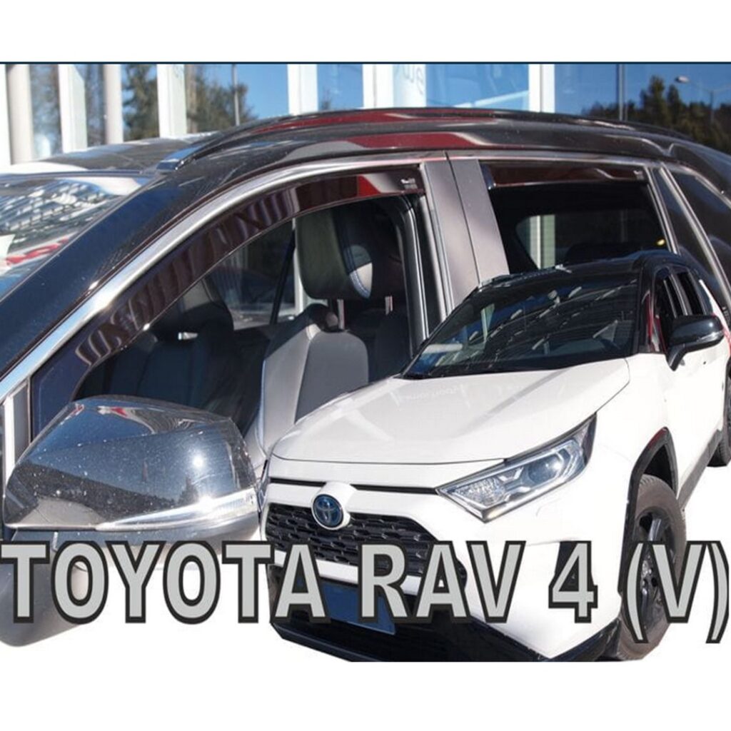 Εικόνα 1 από 5 — ΑΝΕΜΟΘΡΑΥΣΤΕΣ ΓΙΑ TOYOTA RAV4 V 5D 2019+ /  SUZUKI ACROSS 5D 2020+ ΣΕΤ ΑΥΤΟΚΙΝΗΤΟΥ ΑΠΟ ΕΥΚΑΜΠΤΟ ΦΙΜΕ ΠΛΑΣΤΙΚΟ HEKO – 4 ΤΕΜ.