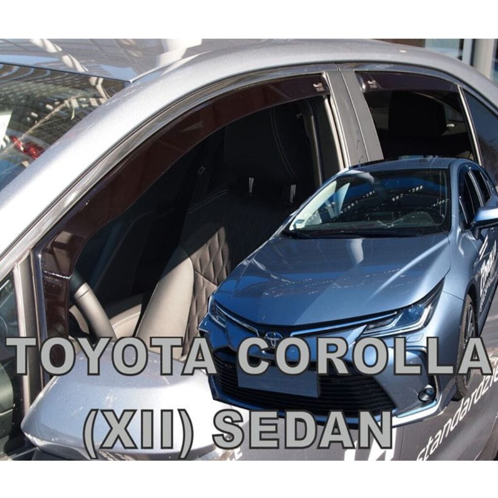 Εικόνα 1 από 5 — ΑΝΕΜΟΘΡΑΥΣΤΕΣ ΓΙΑ TOYOTA COROLLA XII 4D SEDAN 2018+ ΣΕΤ ΑΥΤΟΚΙΝΗΤΟΥ ΑΠΟ ΕΥΚΑΜΠΤΟ ΦΙΜΕ ΠΛΑΣΤΙΚΟ HEKO – 4 ΤΕΜ.