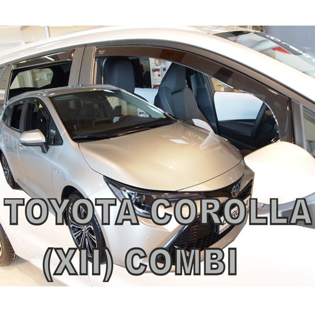 Εικόνα 1 από 5 — ΑΝΕΜΟΘΡΑΥΣΤΕΣ ΓΙΑ TOYOTA COROLLA XII 5D WAGON 2018+ ΣΕΤ ΑΥΤΟΚΙΝΗΤΟΥ ΑΠΟ ΕΥΚΑΜΠΤΟ ΦΙΜΕ ΠΛΑΣΤΙΚΟ HEKO – 4 ΤΕΜ.